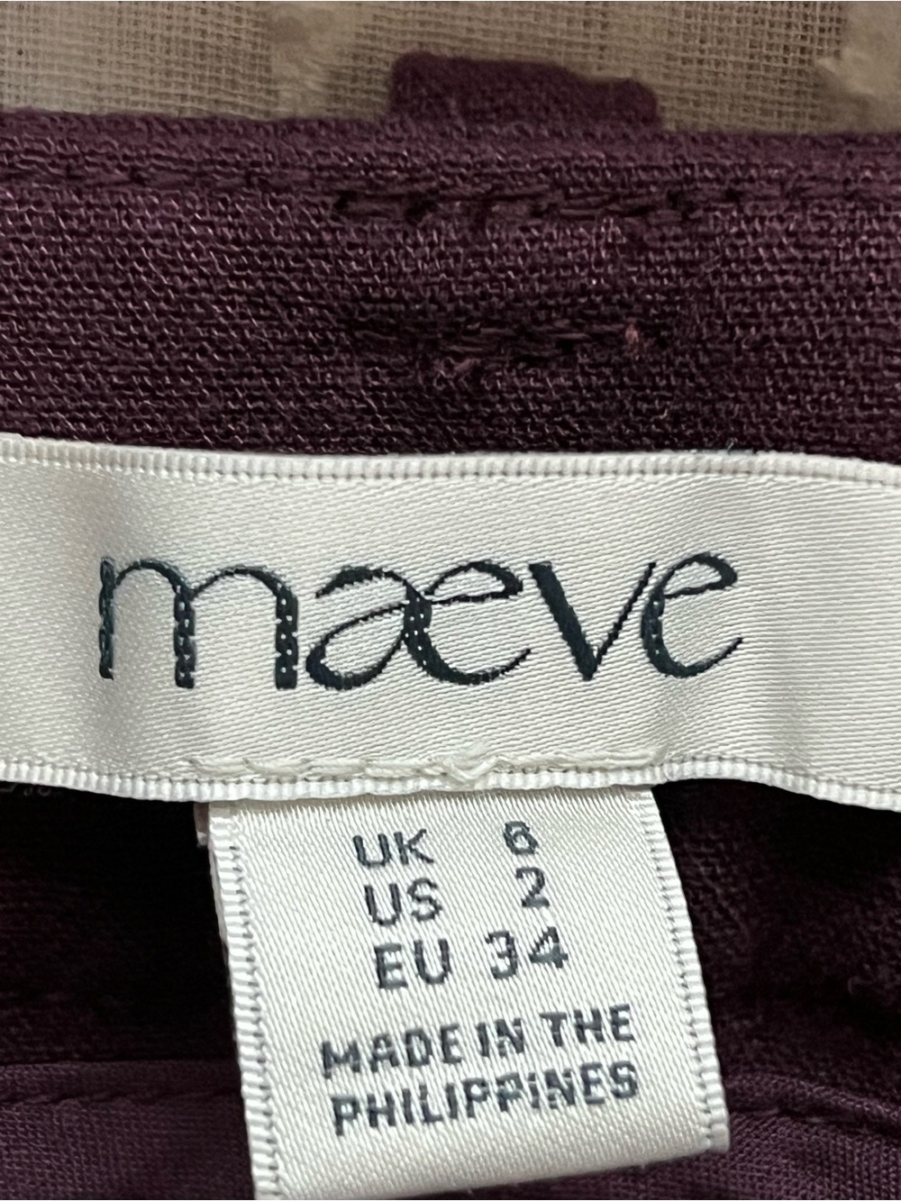 Maeve Ribbon Slim Flare Trouser size 2 - Picture 8 of 12